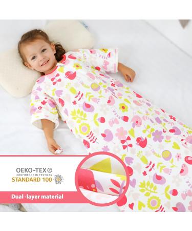 MIKAFEN Organic Cotton Baby Sleeping Bag 3.5Tog | Long Sleeves, 24-28in/3-6 Months - Buy Online on GoSupps.com