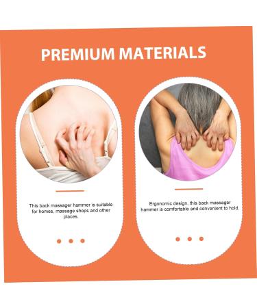 Tovinanna Shoulder Massager - Multifunctional Wooden Handheld Back Massager & Scratch Tap Hammer for Ultimate Relaxation - Buy Online on GoSupps.com