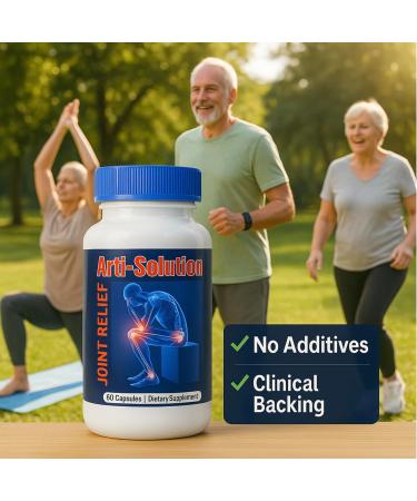 Arti-Solution Joint Support Supplement 2 Pack | 60 Capsules Each | Natural-Based Formula | Daily Routine Add-On | Flex No Artificial Additives | Mobility Focus | Adult Use - Buy Online on GoSupps.com