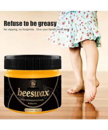 Natural Wooden Seasoning Beeswax | Traditional Wooden Maintenance Wax | Enhance Moisture Resistance Polish and Cleaning for Furniture Floor Tables Cabinets L  - Buy Online on GoSupps.com