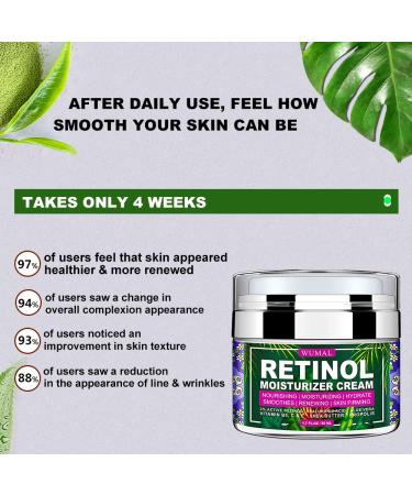 Buy Retinol Cream for Wrinkles & Fine Lines - 1.7 oz Moisturizer for All Skin Types - International Shipping Available - Buy Online on GoSupps.com
