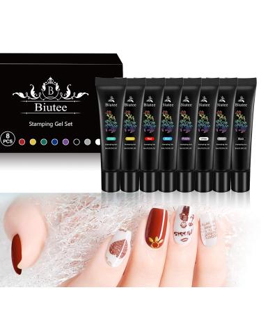 Buy Biewee 8-Color UV Gel Nail Polish Set | Vibrant Gel Colors for Nail Design | International Shipping - Buy Online on GoSupps.com