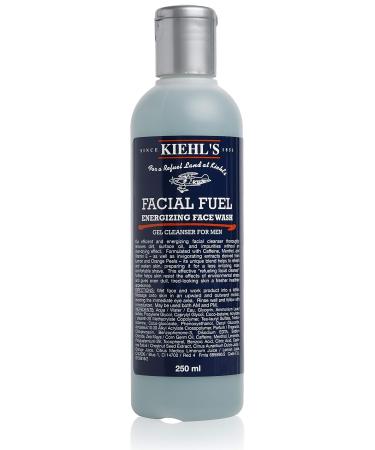 Kiehl's Facial Fuel Energizing Face Wash Gel Cleanser for Men, 8.4 Ounce
