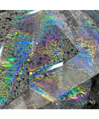 SILPECWEE Aurora Nail Foil - Holographic Snake Print & Heart Nail Art Stickers for DIY Manicure Design - 4 Boxes of Starry Sky Glass Foil - Buy Online on GoSupps.com