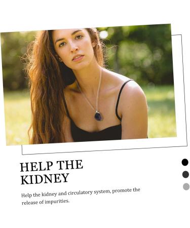 FOMIYES 1pc Rose Quartz Pendant Necklace A Necklace Birthstone Necklaces Crystal Peach Blossom Necklace Gem Purple 3.5X2CM - Buy Online on GoSupps.com