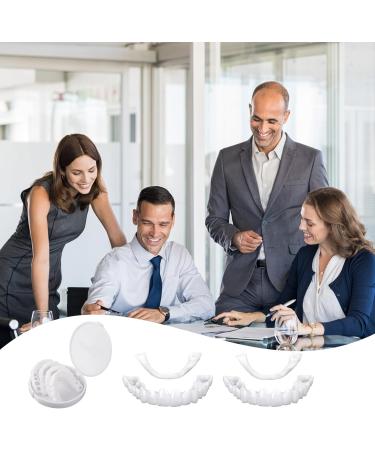 4 PCs Adjustable Dentures for Plug-in False Teeth | Full Dental Prosthesis & Snap Lock Veneers - Buy Online on GoSupps.com