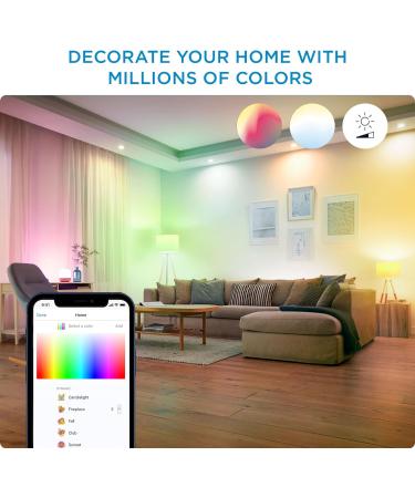 WiZ Connected 6-Pack Color Smart WiFi Light Bulbs - 16 Million Colors - Alexa & Google Home Compatible - No Hub Required - 6 Bulbs - Candle Color - 6 Count - Buy Online on GoSupps.com