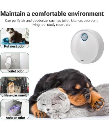 Buy Mknzome Cat Litter Deodorizer - 99% Odor Eliminator for Litter Boxes & Small Spaces | Intelligent Air Purifier for Cats - Buy Online on GoSupps.com