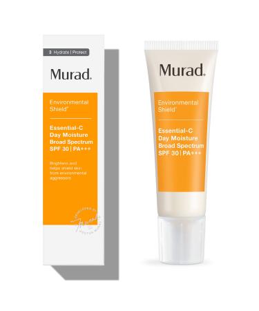 Murad Environmental Shield Essential-C Day Moisture SPF 30 - Vitamin C Moisturizer for Face with SPF - SPF Face Moisturizer Protects and Brightens 1.7 Ounce (Pack of 1)