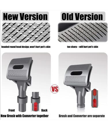 TPDL Groom Tool Attachment Brush for Dyson V7 V8 V10 V11 V12 V15 - Pet Grooming Brush with Hose & Converter - Buy Online on GoSupps.com