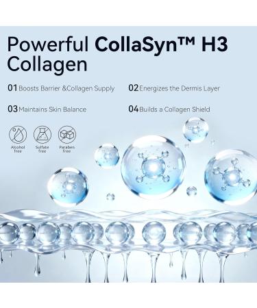 Recombinant Collagen Face Serum - Barrier Repair Serum with Panthenol Centella Licorice Complex for Hydrating Soothing Strengthening for Women & Men for Sensitive Redness-Prone Skin V2 50G-V2 - Buy Online on GoSupps.com