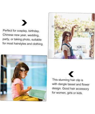 Ipetboom 1 Pair Hair Accessories Chinese Tassel Hairpin Clips Dangle Tassel Hairpin Tassel Hairpin Tassel Barrette Dangle Tassel Hair Clip Chinese Tassel Hair Clip - Buy Online on GoSupps.com