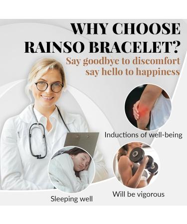 Rainso Elegant Women Magnetic Therapy Bracelet - Arthritis Pain Relief Bracelet with Disassembly Tools & Gift Box - Golden Design - Buy Online on GoSupps.com