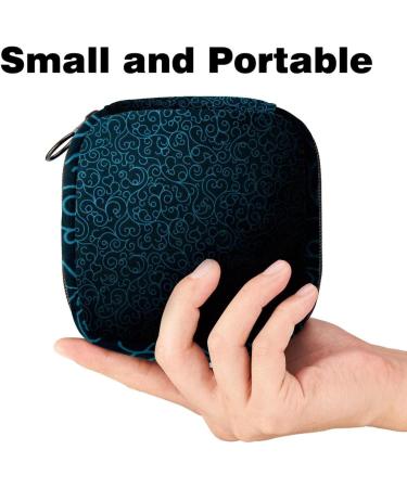 Stylish Women's Napkin Storage Bag with Ornament Pattern | Portable Menstrual Cup Pocket - Ideal for Teenagers & Women - Buy Online on GoSupps.com