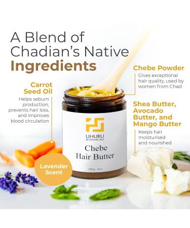 Buy Hair Butter Chebe - Nourishing Natural Hair Treatment for Growth & Moisture | International Shipping Available - Buy Online on GoSupps.com