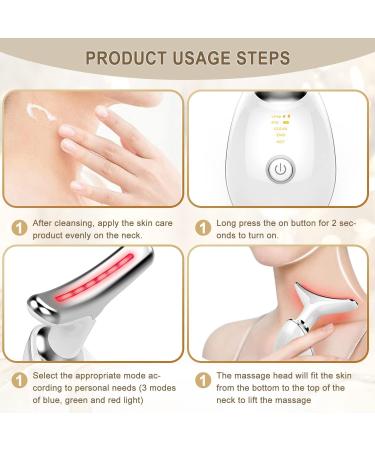 Coobes EMS Facial Massage Device - Anti-Fold & Neck Tightening | 3 LED Modes for Radiant Skin - Buy Online on GoSupps.com