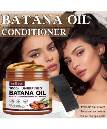 Hair Butter with Raw Batana Oil Batana Oil for Hair Growth Natural Batana Oil for Healthy Hair Batana Oil Hair Treatment Nourishes Thin Hair Scalp Skin and Loss Hair Growth Repair Damaged Hair - Buy Online on GoSupps.com