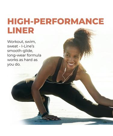 Beauty For Real I-Line 247 Eyeliner - Night Fever Black with Rose Gold Sparkles | Long-Wearing, Waterproof, Sensitive Eye Safe - Buy Online on GoSupps.com