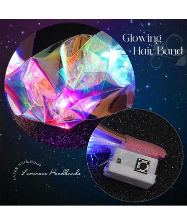 Vakkery Light Up Headbands LED Flashing Hair Band Luminous Laser Headdress Party Festival Hair Accessories for Women and Girls - Buy Online on GoSupps.com