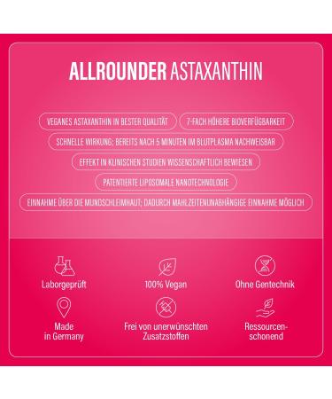 My Control Vitality Astaxanthin Spray | 10ml Natural Antioxidant | 7x Bioavailability | Vegan Cell & Organ Support | Easy Application - Buy Online on GoSupps.com