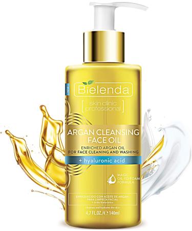 Skin Clinic Professional Gentle Cleaning - Washing Light Argan Face Oil Hyaluronic Anti-Age Anti-Wrinkles - Buy Online on GoSupps.com