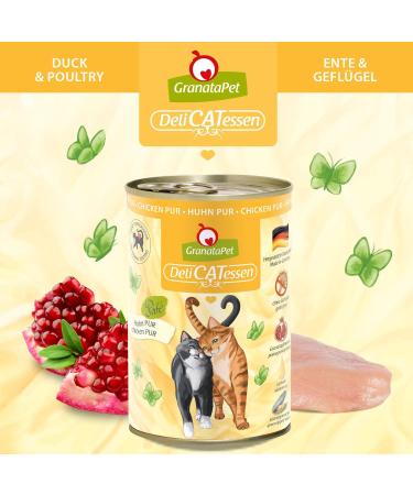 Granapet Delicatessen Multipack 3 Without Fish - Premium Grain-Free Wet Cat Food - High Meat Content & Quality Oils - 6 x 400g Trial Package - Buy Online on GoSupps.com