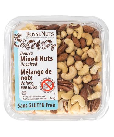 ROYAL NUTS Dry Roasted Deluxe Mix Unsalted 325 g (Pack of 1)