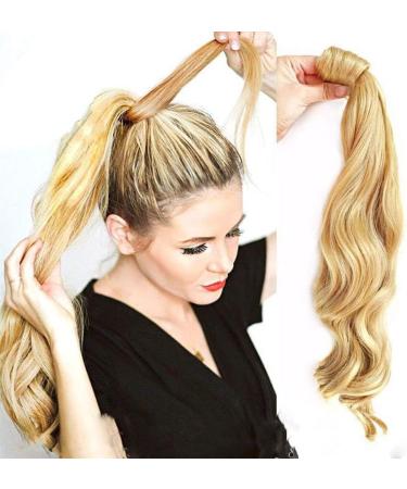 23 Inches Straight Ponytail Clip in Hair Extensions One Piece Silky Hairpiece Wrap Around Pony Tail Wine Red - Buy Online on GoSupps.com