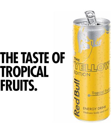 Red Bull Energy Drink 473ml x 12 & Energy Drink Tropical Edition 250ml x 12 + Energy Drink - Buy Online on GoSupps.com