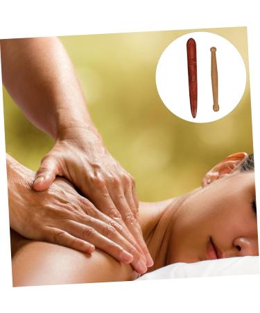 Healeved 2-Set Wooden Acupuncture Rods & Gua Sha Massage Board - Hand Foot Reflexology & Trigger Point Relief - Buy Online on GoSupps.com