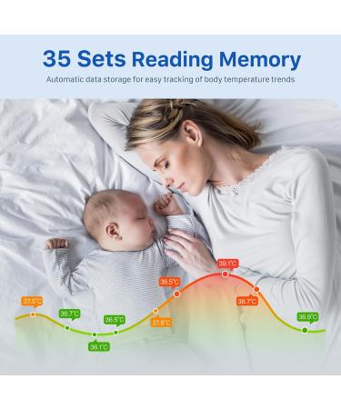 Buy Contactless Infrared Thermometer for Babies & Adults - Digital Fever Alarm - Accurate & Immediate Readings - Buy Online on GoSupps.com