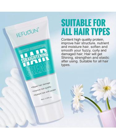 Silk & Gloss Protein Hair Straightener Cream - Repair & Nourish Damaged Hair - Buy Online on GoSupps.com