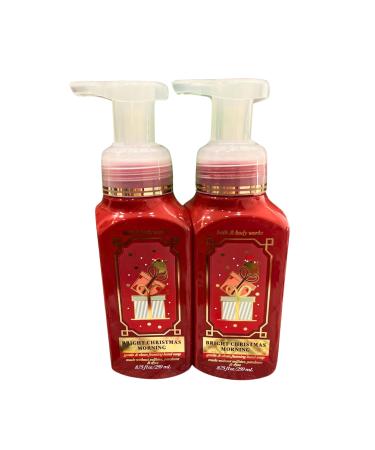 Bath & Body Works Foaming Hand Soap Set of 2 8.75oz Each (Bright Christmas Morning)
