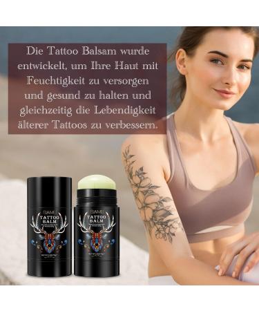 P-BEAUTY Tattoo Butter Care Balm with Vitamin E 75g - After Tattoo Care - Promotes Healing & Moisture Protection Against Dryness - Tattoo Balm for 3 Pack - Buy Online on GoSupps.com