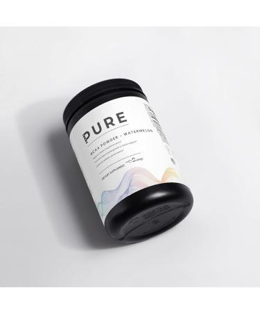 PURE LIFE BCAA Powder Watermelon Flavor | 45 Servings | Clean BCAA Supplement with Glutamine for Muscle Recovery & Energy | Natural Workout Support for Men & Women - Buy Online on GoSupps.com