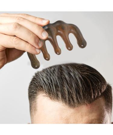 Nolitoy Wooden Massage Comb - Breistzahn Headscarf Massage Device for Scalp Care Dandruff Relief Wet & Dry Use - Natural Wood Brush - Buy Online on GoSupps.com