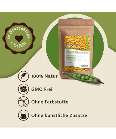  mynatura Mynatura Crispy Pea Protein | 57% Protein | Pea Protein | Vegetable Pea Protein | Vegan Food Supplement | Protein Snack | Peas (1000g) - Buy Online on GoSupps.com