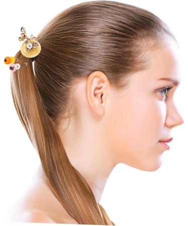 minkissy 1pc Hair Accessories Hair Rope Hair Tie Rustic Hair Rope Scrunchie Crystal Beads Hair Ring Metal Floral Hair Ring Agate Ponytail Holder Jewelry Hair Circle Vintage Copper Etc. Bun - Buy Online on GoSupps.com