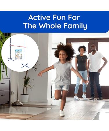 Giggle N Go Limbo Game Set - Fun Outdoor Game for Kids and Adults | Ideal Yard, Backyard, and Lawn Games for Family Parties and Gatherings - Buy Online on GoSupps.com