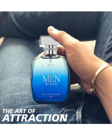 Ne-xt Care Luxury Men in Blue Perfume for Men 60ml | LEMON JASMINE ROSE & AMBER Scent Eau De Parfum | Long Lasting Fragrance Body Spray - Buy Online on GoSupps.com