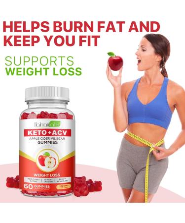 Keto Gummies Weight Loss Support with Vitamin C B12 B6 B9 & Beetroot - 60 Vegan & Gluten-Free Gummies for Effective Detoxification - Delicious ACV Gummy for Weight Loss - Buy Online on GoSupps.com
