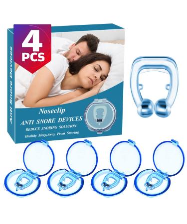 Anti Snoring Devices Magnetic Anti Snoring Nose Clip Provide The Effective Snoring Solution to Stop Snoring 4 Pcs