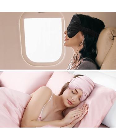FRESHME Pure Mulberry Silk Sleep Mask | Light Blockout Eye Mask for Women Men | Soft & Comfortable Blindfold for Sleeping, Travel, Yoga - Buy Online on GoSupps.com