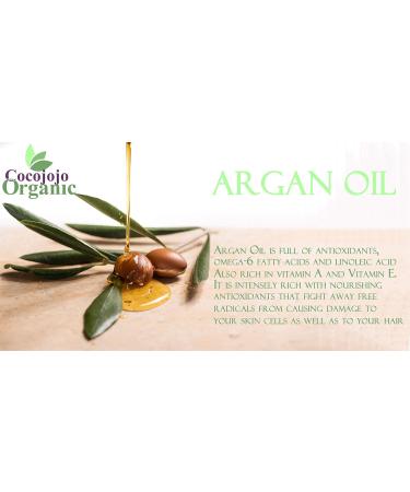 Buy CocoJoJo Argan Oil Hair Treatment - 8 oz | Moroccan Argan Nut Oil for Dry Damaged Hair - Buy Online on GoSupps.com