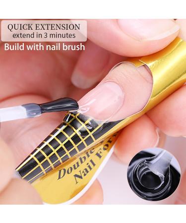 Gel Nail Polish - 8ml Builder Gel Clear Builder Nail Gel for Nails 5 In 1 UV Nail Polish Strengthener Extension Gel Base Gel Rhinestone False Nail Tips Glue Gel in a Bottle (8ml) - Buy Online on GoSupps.com