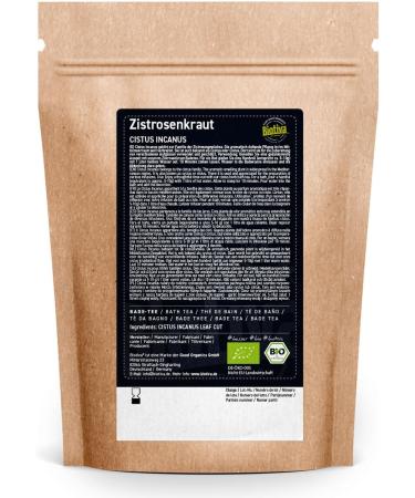 Buy Organic Vibrosewort Cistus Incanus 500g - Premium Quality Bottled in Germany - Biotiva - Buy Online on GoSupps.com