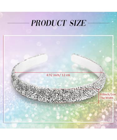 Crystal Rhinestone Headband Set for Women - 4 Pieces | Elegant Jeweled Hair Accessories in Simple Colors - Buy Online on GoSupps.com