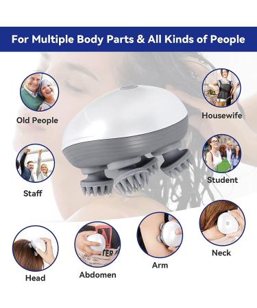 Buy BIBIRE Wireless Scalp Massager for Dogs & Cats | IPX7 Full Body Massage Brush | Boost Hair Growth & Relieve Stress - Buy Online on GoSupps.com