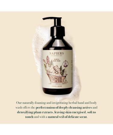 Napiers Ginger Detox Natural Body Wash with Citrus Extracts | Stimulate and Restore Skin - 300ML - Buy Online on GoSupps.com