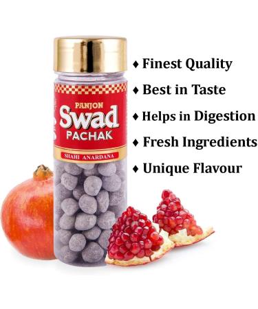 Panjon Swad Mouth Freshener (Shahi Anardana Goli White Sweet Saunf Shahi Navratan Mix & Special Jeera Goli) (Combo of 4) 4 - Buy Online on GoSupps.com